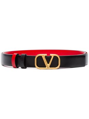 Valentino Garavani ceinture réversible VLogo Signature 20 mm - Noir