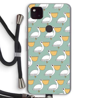 Pelican: Pixel 4a 5G Transparant Hoesje met koord