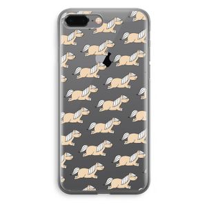 Ponys: iPhone 8 Plus Transparant Hoesje