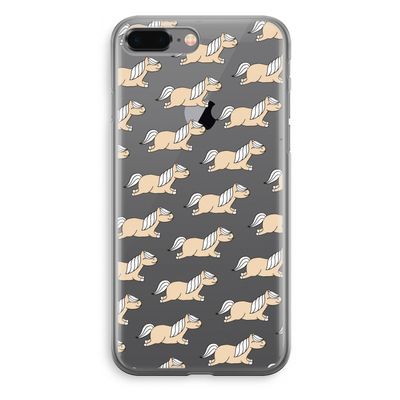 Ponys: iPhone 8 Plus Transparant Hoesje