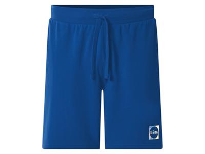 Lidl korte heren joggingbroek (Blauw, XL)