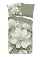 Good Morning Dekbedovertrek "" - Groen - (135x200 cm) - Katoen