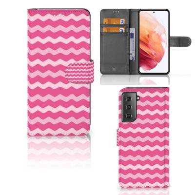 Samsung Galaxy S21 | Telefoon Hoesje | Waves Pink