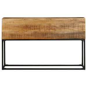 The Living Store Consoletafel - Hout - 120 x 30 x 75 cm - Bruin