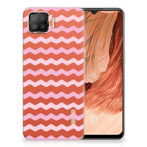 OPPO A73 4G TPU bumper Waves Roze