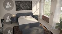Opberg boxspring 200 x 200 cm- stofkleur 5020