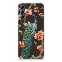 Samsung Galaxy A14 5G | TPU Hoesje | Pauw met Bloemen