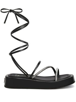 Giuseppe Zanotti sandales Melburne Laces - Noir