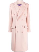 Ralph Lauren Collection manteau à boutonnière croisée - Rose