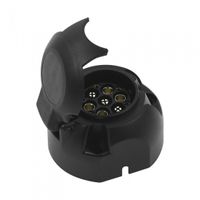 ProPlus stekkerdoos Multicon West PVC 13 polig zwart in blister - thumbnail