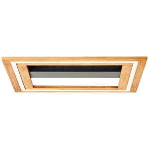 Brilliant Led plafonnière Rhea L met hout G99748/76