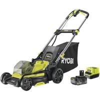 18V duwmaaier - RYOBI - Maaien Ø 40 cm - Opvang en mulchen - 1 accu 18V 5 Ah + 1 lader