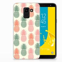 Samsung Galaxy J6 2018 Siliconen Case Ananas
