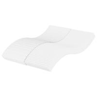 Schuimmatras hardheid H2 H3 140x200 cm wit