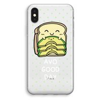 Avo Good Day: iPhone X Transparant Hoesje