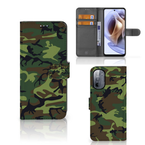 Motorola Moto G31 | G41 Telefoon Hoesje Army Dark