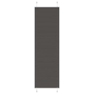 Pliss rolgordijn 60x200 cm stofbreedte 59,4 cm polyester zwart