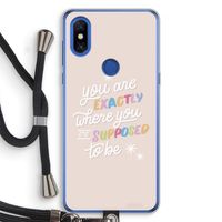 Right Place: Xiaomi Mi Mix 3 Transparant Hoesje met koord