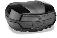 GIVI V58 Maxia 5 Monokey Topkoffer, Topkoffers en zijkoffers voor de moto, zwarte reflectoren, zwart glanzende afwerking GIVI V58 Maxia 5 Monokey Topkoffer, Topkoffers en zijkoffers voor de moto, zwarte reflectoren, zwart glanzende afwerking