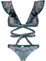 ZIMMERMANN maillot de bain à motif cachemire - Vert - thumbnail