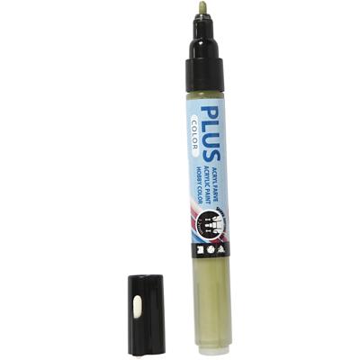 Plus Color marker, l: 14,5 cm, lijndikte 1-2 mm, eucalyptus, 5,5 ml, 1 stuk