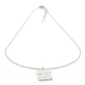Kalli Ketting Pattern Rectangle Zilver