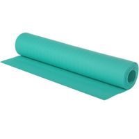 Turquoise blauwe yogamat/sportmat 180 x 60 cm - Fitnessmat