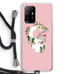 Venus: Oppo A94 5G Transparant Hoesje met koord