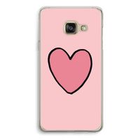 Hartje: Samsung A3 (2017) Transparant Hoesje