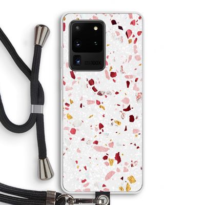Terrazzo N°9: Samsung Galaxy S20 Ultra Transparant Hoesje met koord