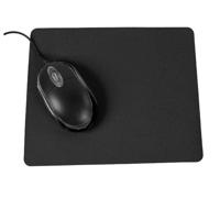 10 STKS optische effen kleur Office computer anti-slip pols rusten muismat (zwart)