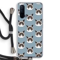 It's a Purrr Case: OnePlus Nord CE 5G Transparant Hoesje met koord