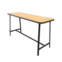 Elmas Bartafel Antraciet 175x58x95 cm - Trestino Elmas Bartafel Antraciet 175x58x95 cm - Trestino