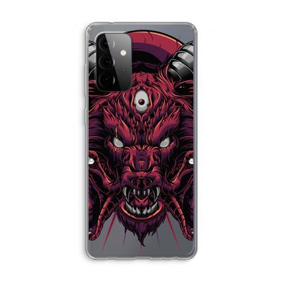 Hell Hound and Serpents: Samsung Galaxy A72 Transparant Hoesje