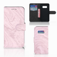 Samsung Galaxy S10e Bookcase Marble Pink - Origineel Cadeau Vriendin