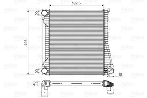 Intercooler, inlaatluchtkoeler 818346