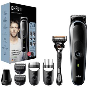 Braun All-in-one Multigroomer 5 MGK5355, 7-in-1 Baardtrimmer Voor Mannen, Haartrimmer, Voor Gezicht, Haar