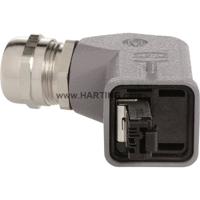 HARTING 09451151104 Sensor/actuator dataconnector Aantal polen (sensoren): 4P4C Stekker, haaks 1 stuk(s)