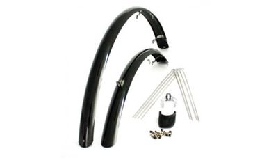 Eurofender Spatbordset elegance 28" x 46 mm - zwart