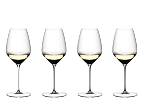 Riedel Wijnglazenset - Witte Wijnglazen - Veloce - Riesling - 570 ml - 4 Stuks