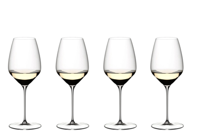 Riedel Wijnglazenset - Witte Wijnglazen - Veloce - Riesling - 570 ml - 4 Stuks