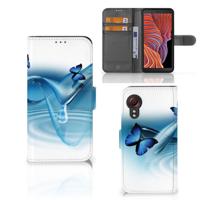 Samsung Galaxy Xcover 5 | Telefoonhoesje | Met pasjeshouder | Vlinders
