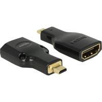 DeLOCK DeLOCK Micro-HDMI-D male naar HDMI-A female adapter