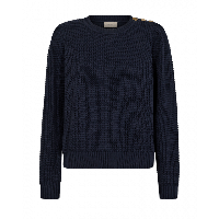 FreeQuent - Blauw | Dames | Trui | Blauw | M | regular | Kamst mode