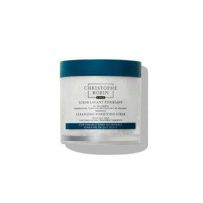 Christophe Robin Purifying Scrub Sea Salt 250ml | Voor Vette Hoofdhuid Christophe Robin Purifying Scrub Sea Salt 250ml | Voor Vette Hoofdhuid
