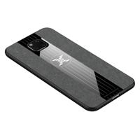 Voor Huawei mate 20 Pro XINLI stiksels doek Textue schokbestendige TPU beschermhoes (grijs)