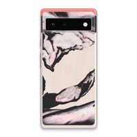 Roze stroom: Google Pixel 6 Transparant Hoesje