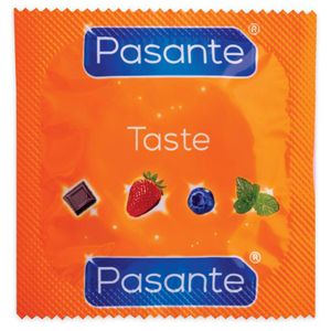 Pasante Strawberry Flavour Condoom Met Aardbeiensmaak