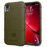 Volledige dekking schokbestendig TPU Case voor iPhone XR (groen)