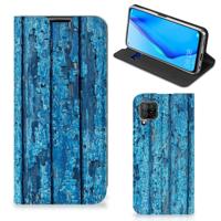 Huawei P40 Lite Book | Wallet Case | Wood Blue